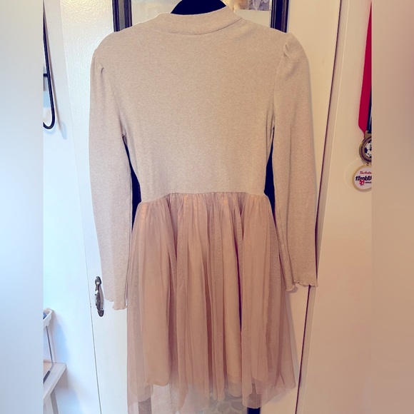 Kids Mix-Media Tulle Dress - Picture 4 of 5